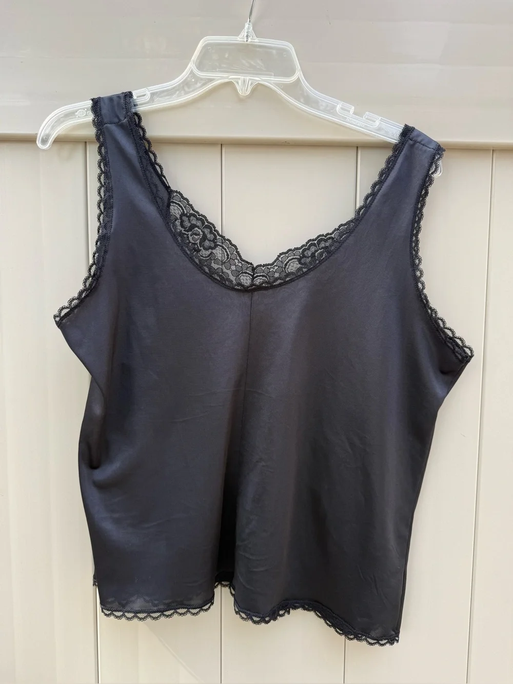 Vintage Black Lace Cami L/XL - Picture 3 of 5